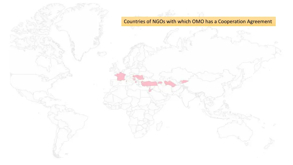 countries of ngos with which