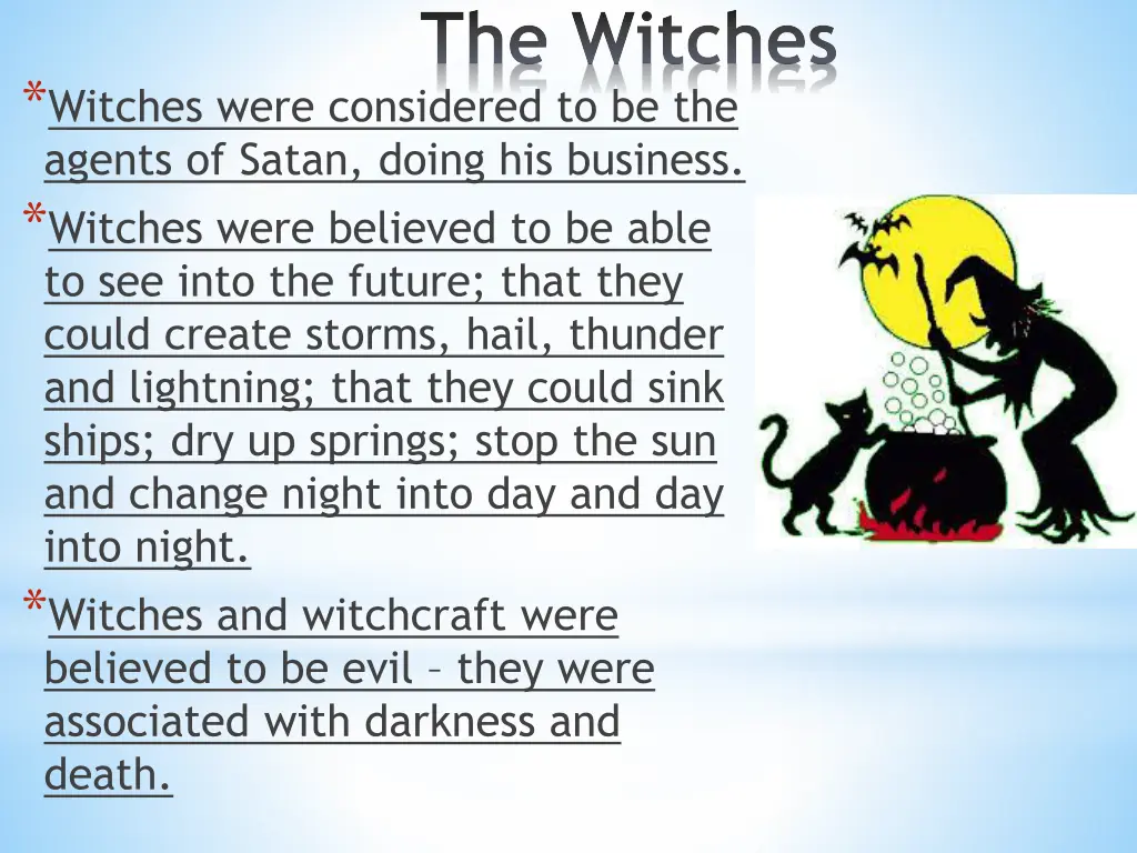 the witches