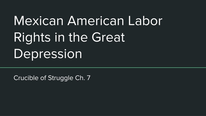 mexican american labor rights in the great