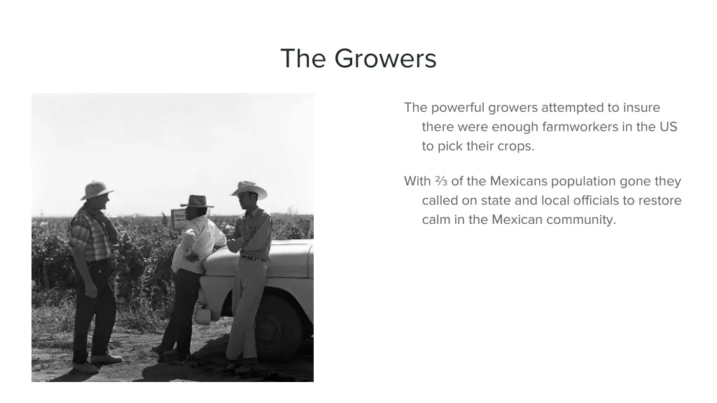 the growers