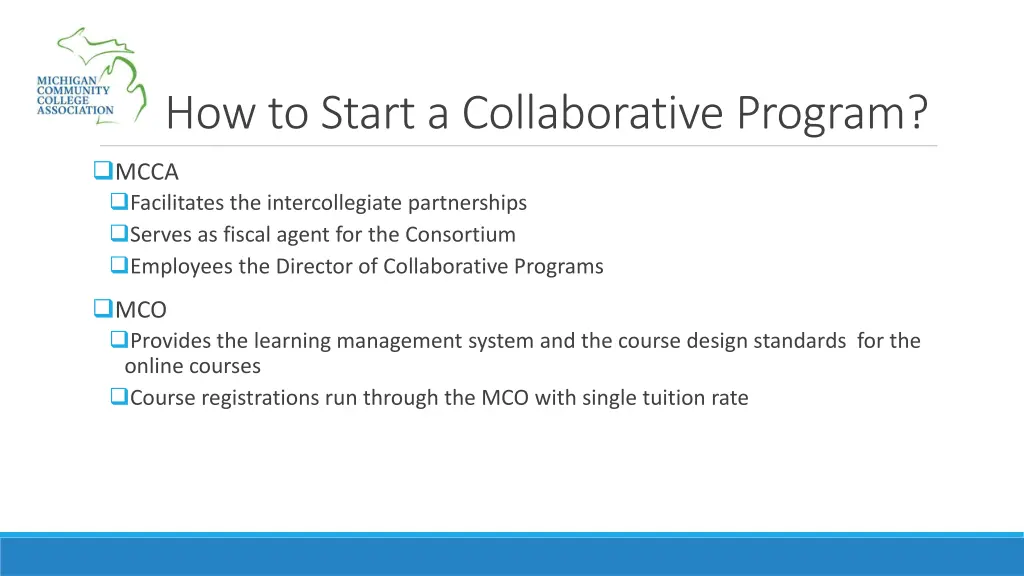 how to start a collaborative program 1