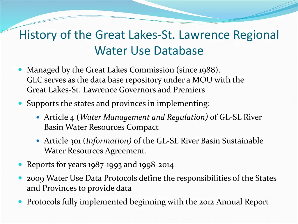 history of the great lakes st lawrence regional