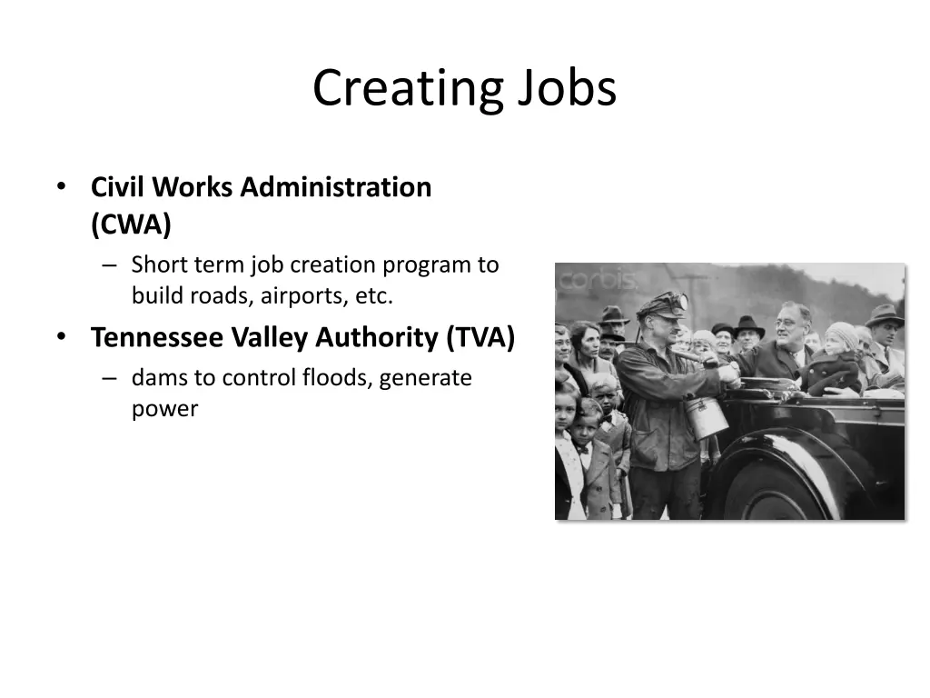 creating jobs