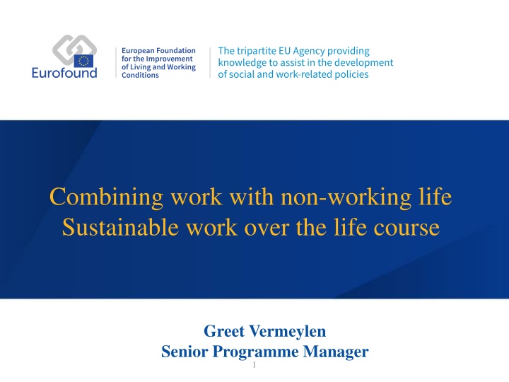 combining work with non working life sustainable