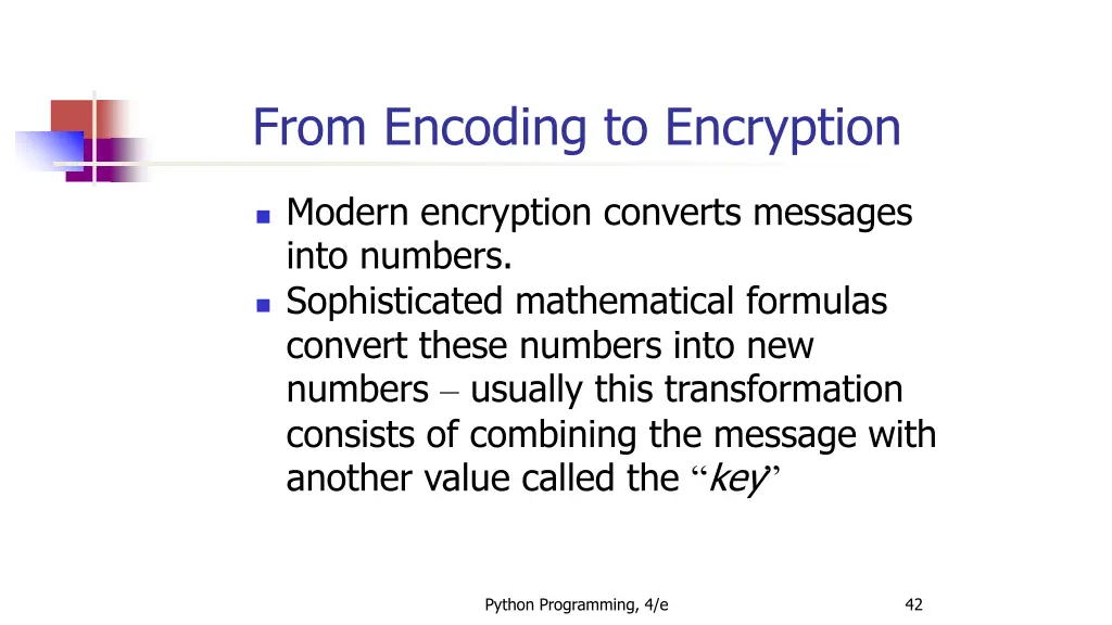 from encoding to encryption 4