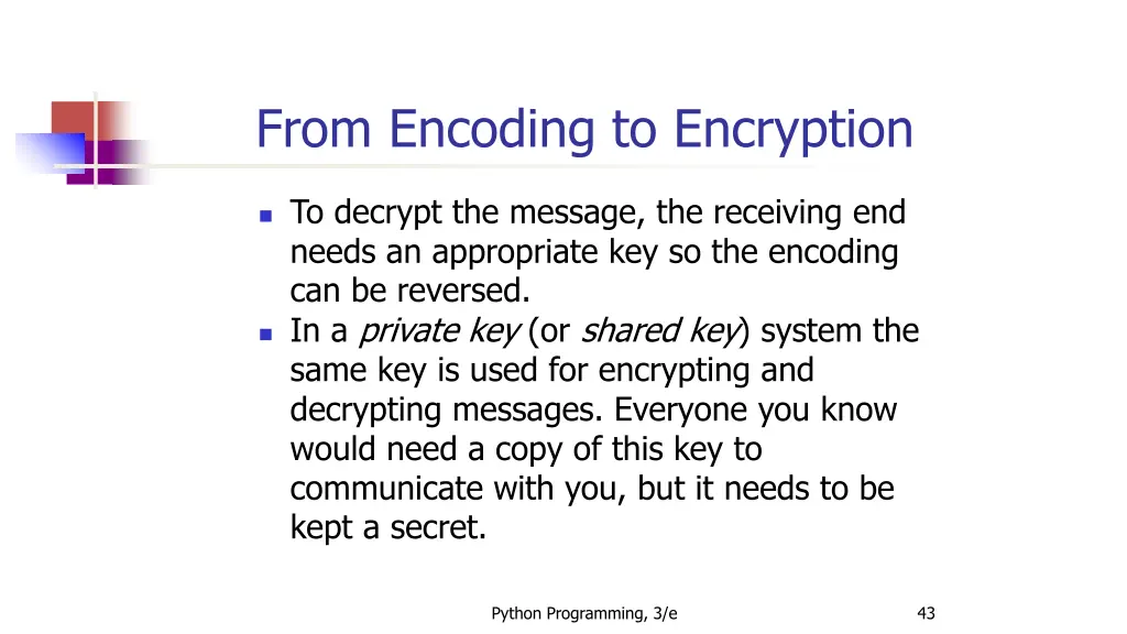 from encoding to encryption 5