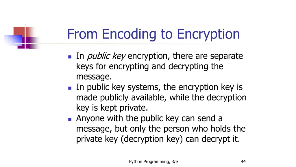 from encoding to encryption 6