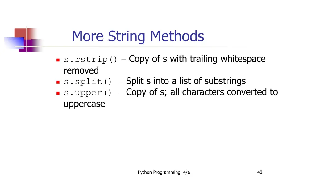 more string methods 3