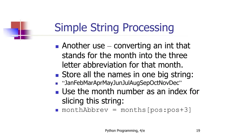 simple string processing 2