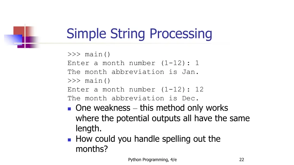 simple string processing 5