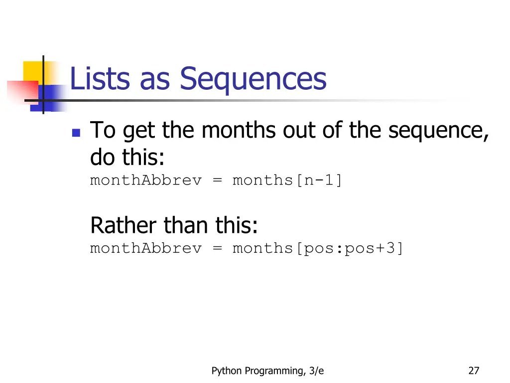 lists as sequences 3