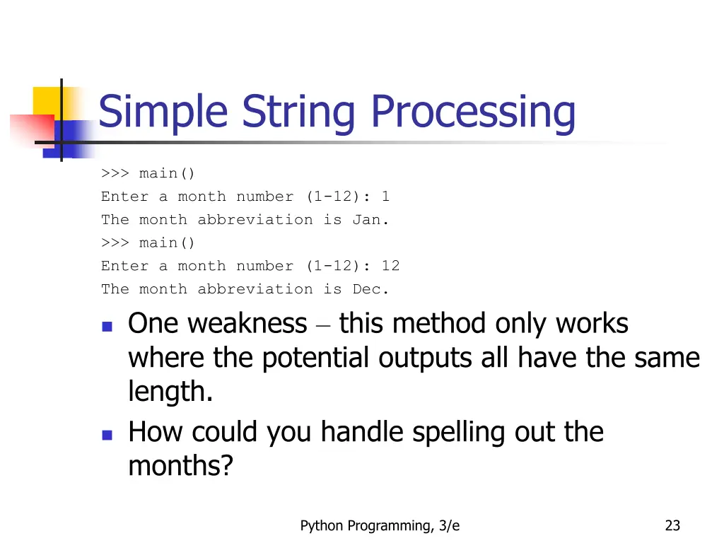 simple string processing 5