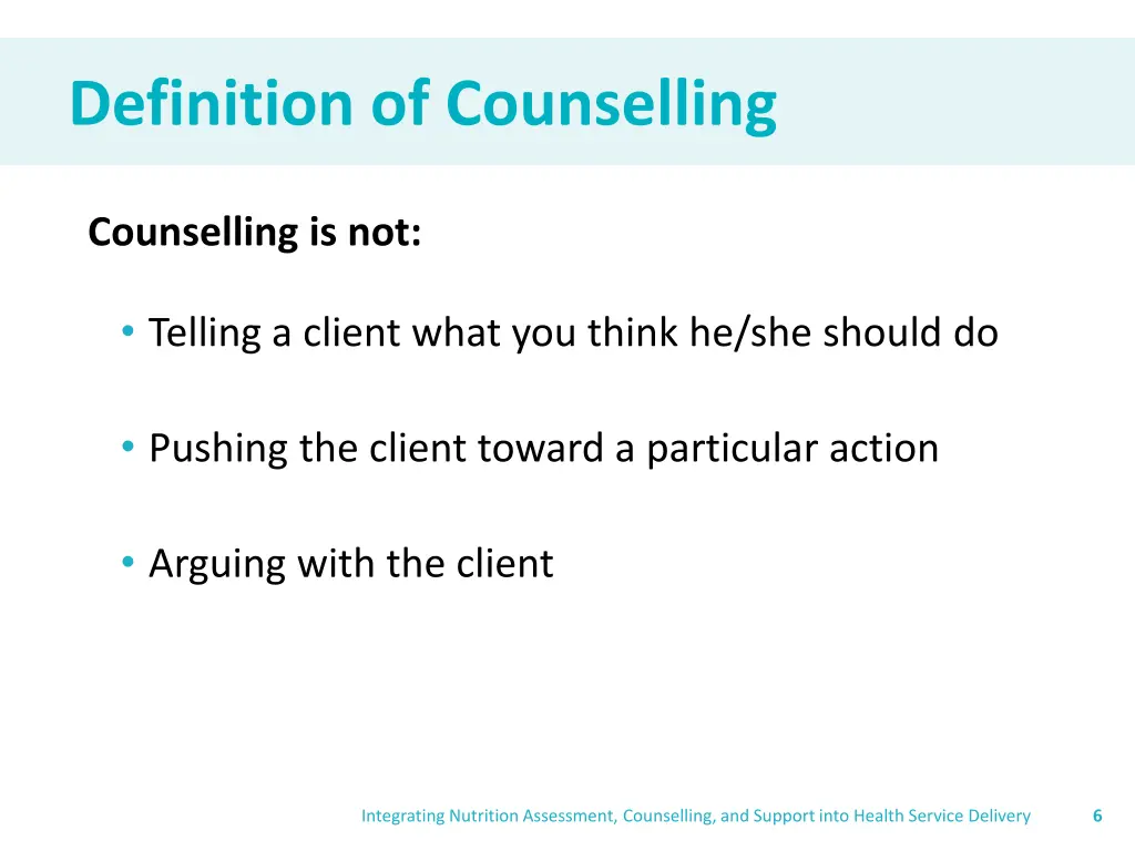 definition of counselling 2