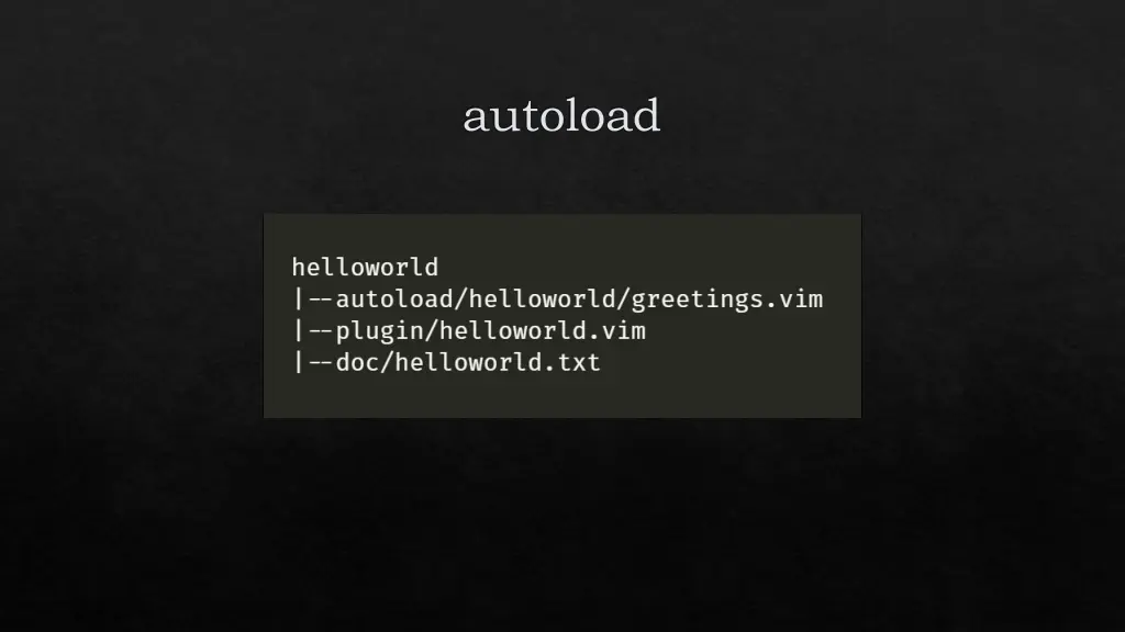 autoload