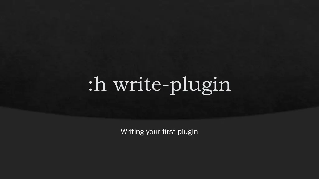 h write plugin