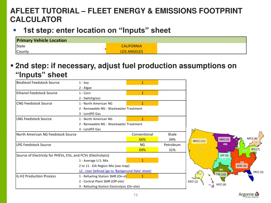 afleet tutorial fleet energy emissions footprint