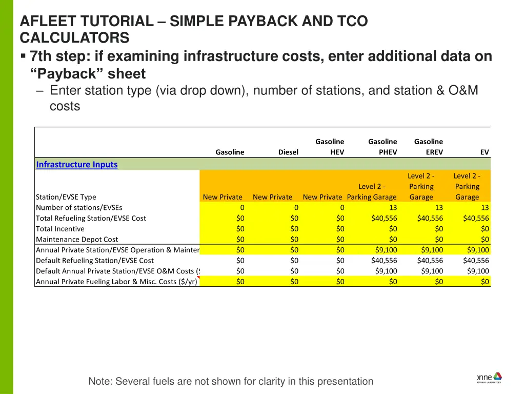 afleet tutorial simple payback 6