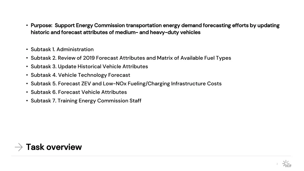 purpose support energy commission transportation