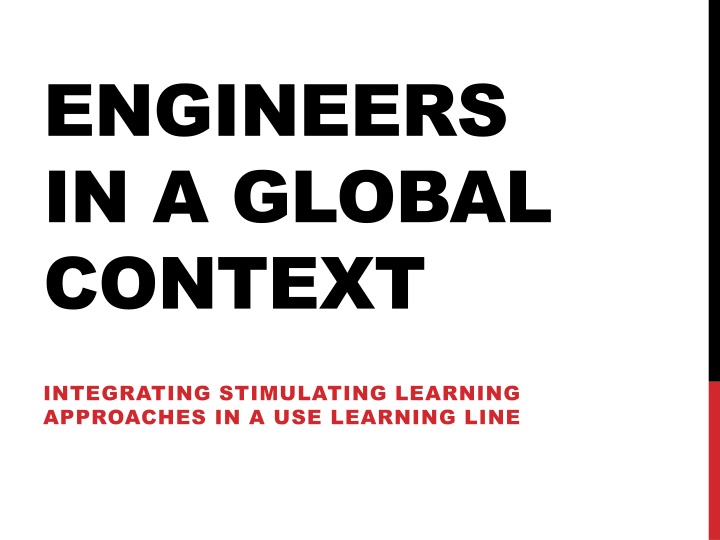 engineers in a global context