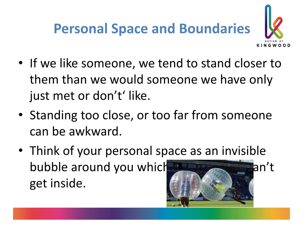 personal space and boundaries