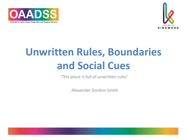 unwritten rules boundaries and social cues