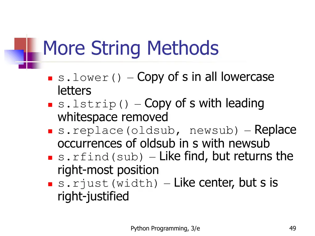 more string methods 2