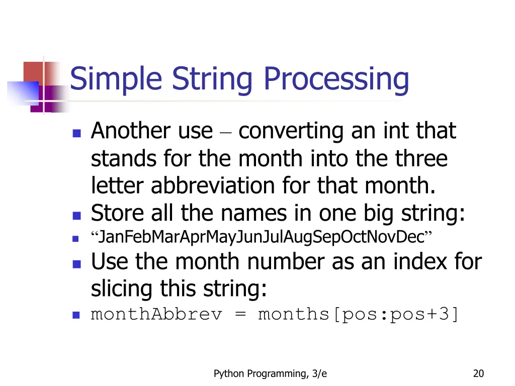 simple string processing 2