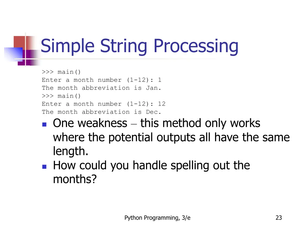 simple string processing 5