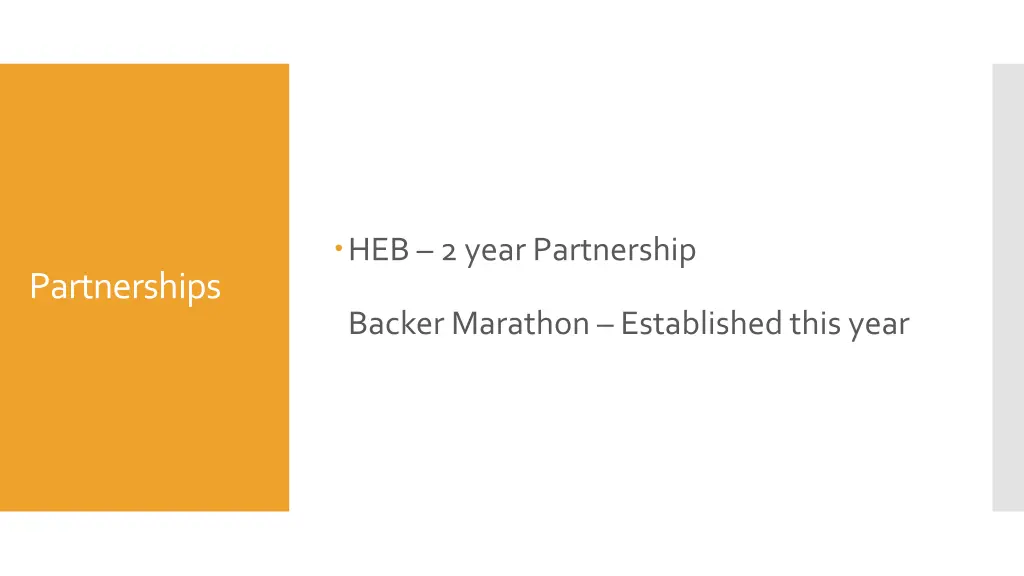 heb 2 year partnership