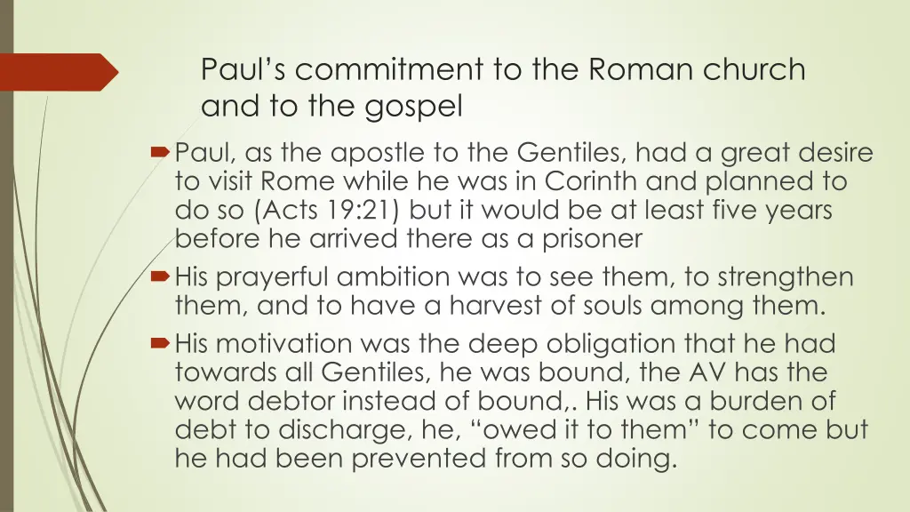 paul s commitment to the roman church 5