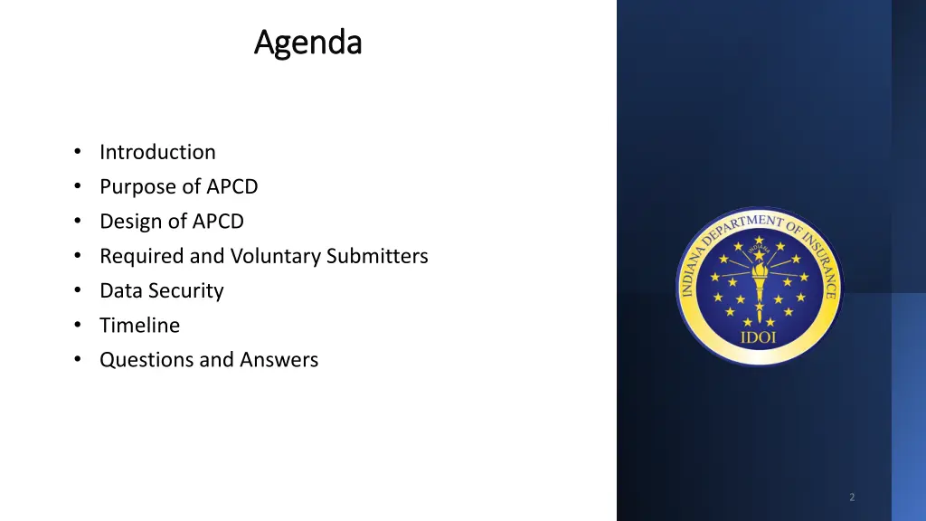 agenda agenda