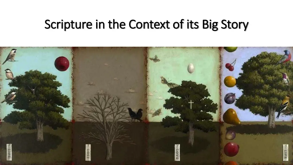 scripture in the context of its big story