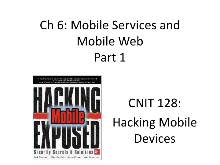 ch 6 mobile services and mobile web part 1