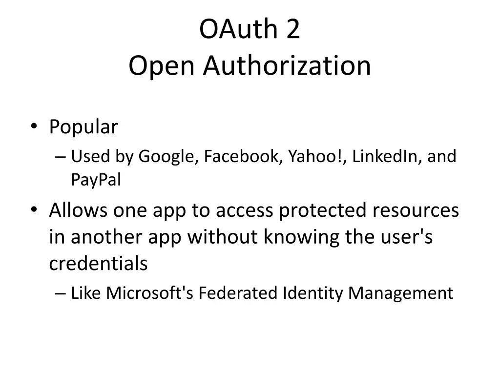 oauth 2