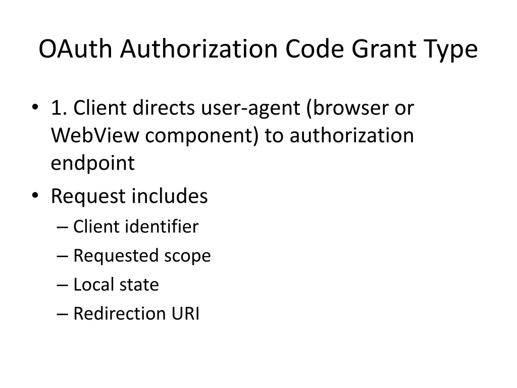 oauth authorization code grant type 1