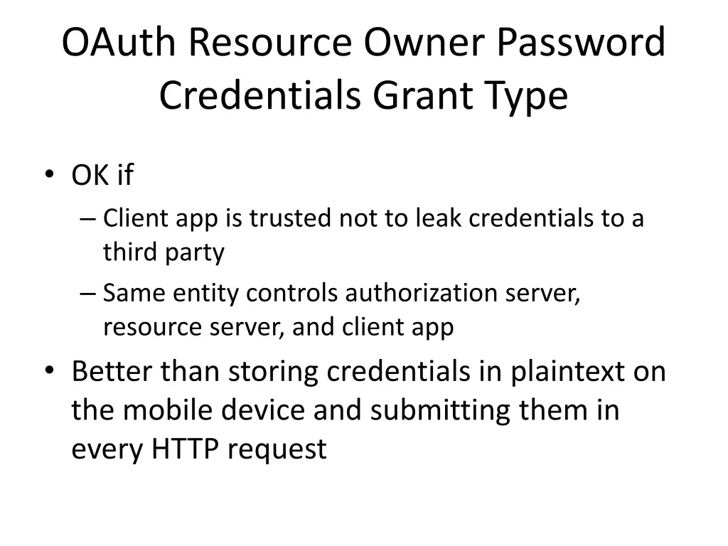 oauth resource owner password credentials grant 1