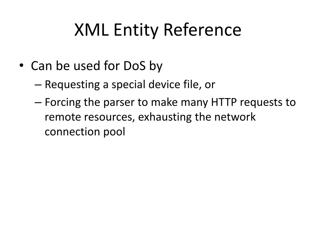 xml entity reference 2