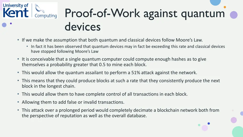 proof of work against quantum devices