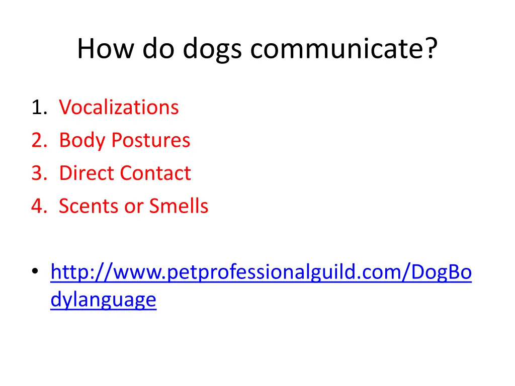 how do dogs communicate