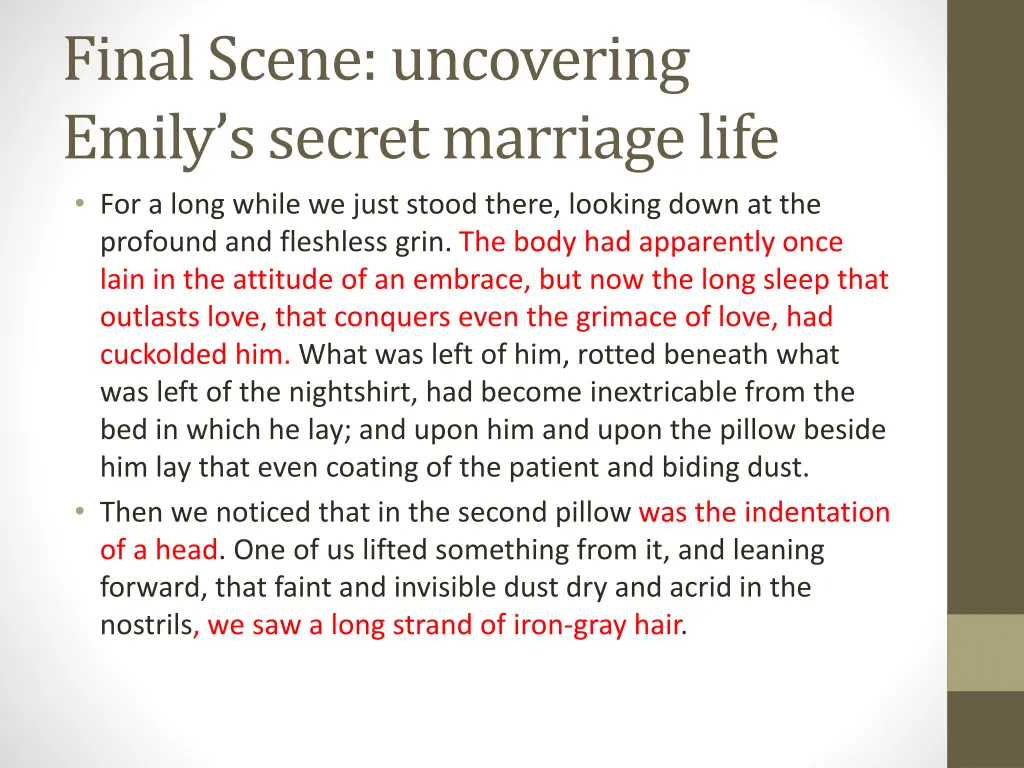 final scene uncovering emily s secret marriage