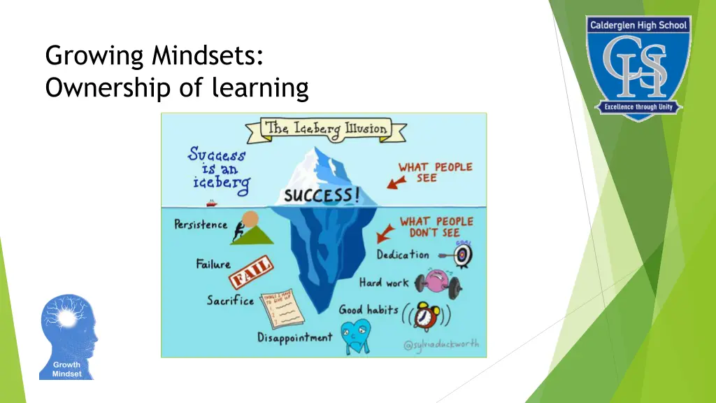 growing mindsets ownership of learning