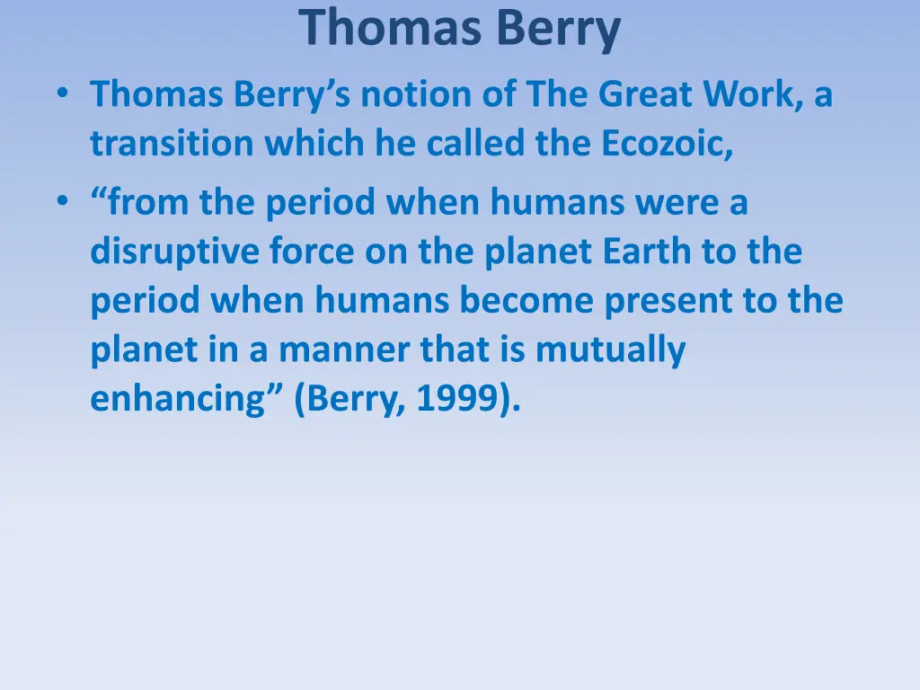 thomas berry