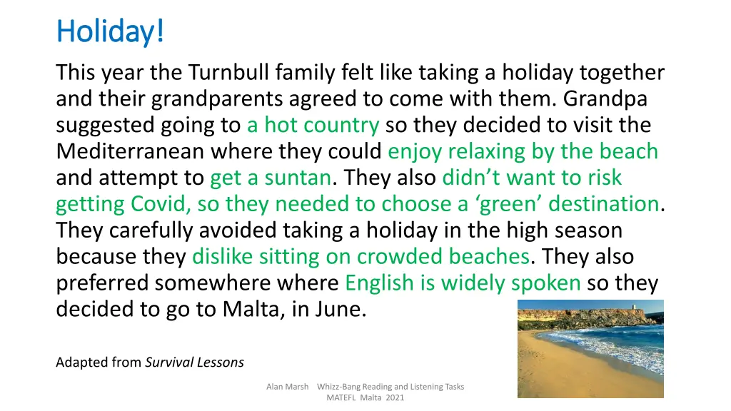 holiday holiday this year the turnbull family