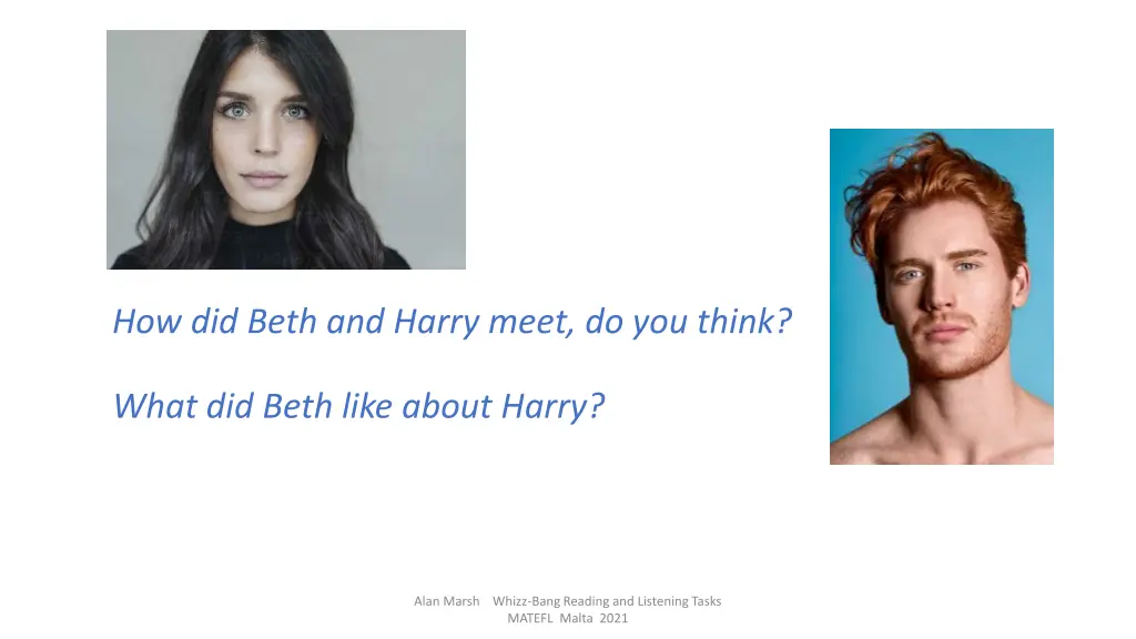 how did beth and harry meet do you think