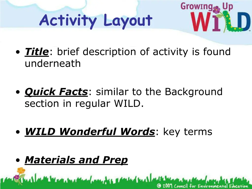 activity layout