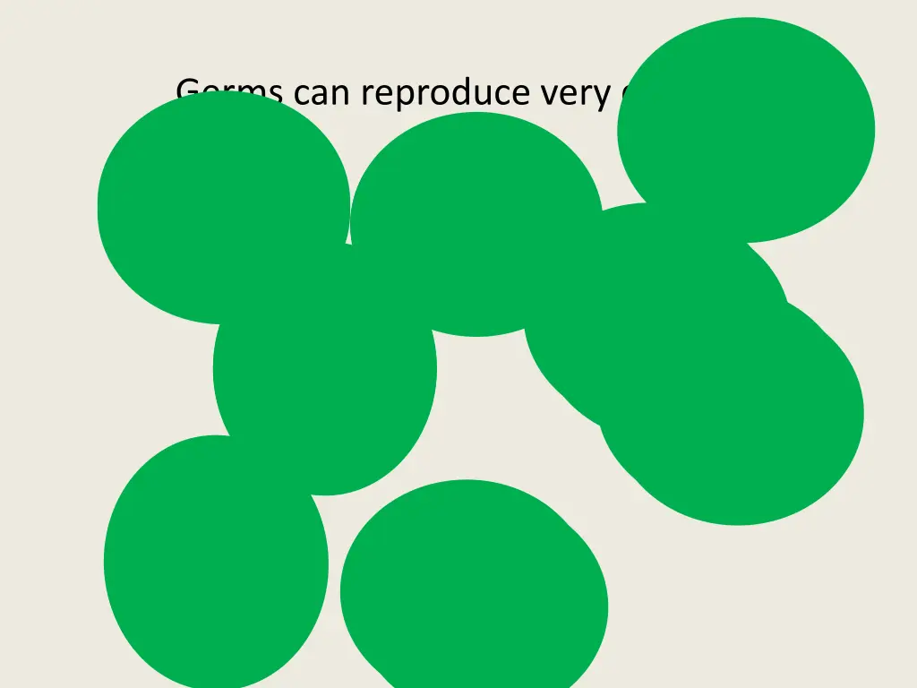 germs can reproduce very quickly 2