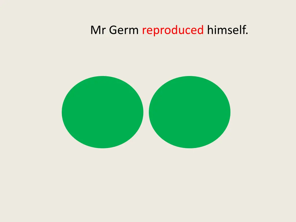 mr germ reproduced himself