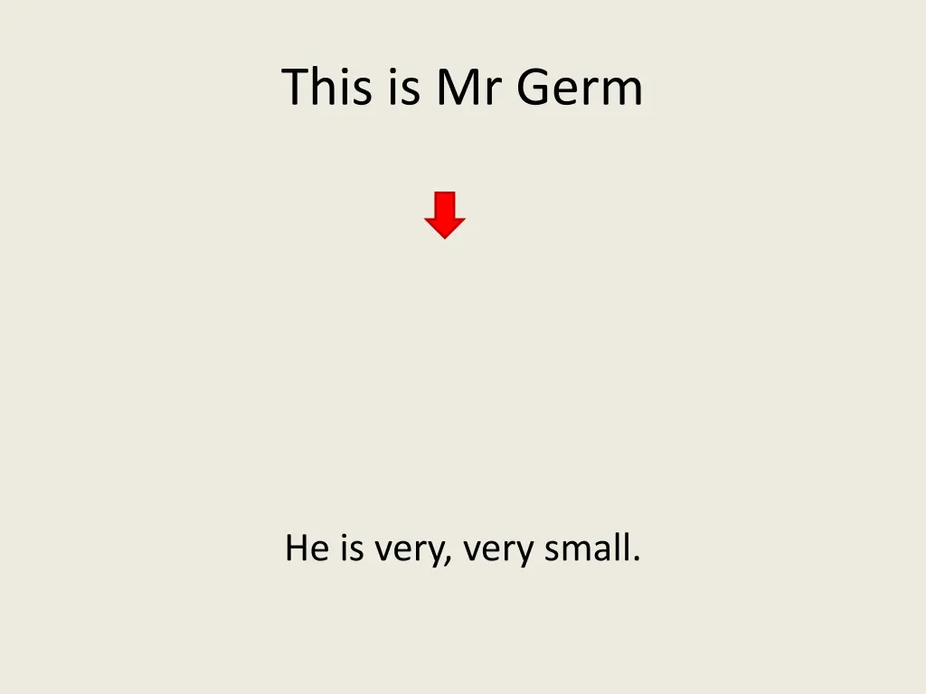 this is mr germ