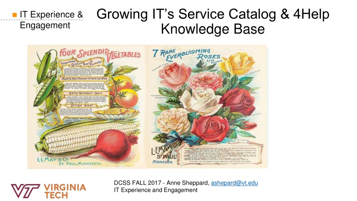 growing it s service catalog 4help knowledge base