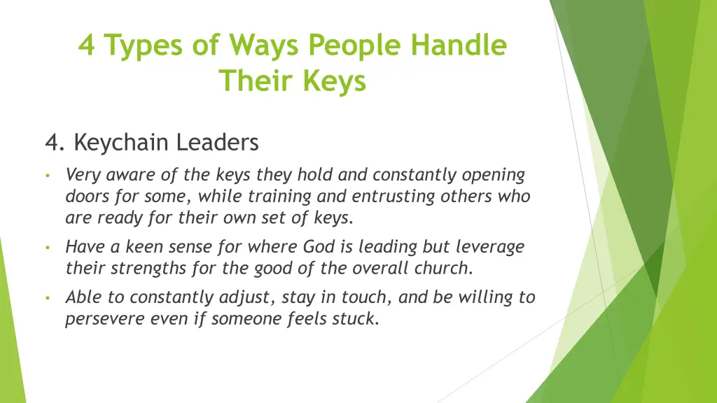 4 types of ways people handle their keys 1